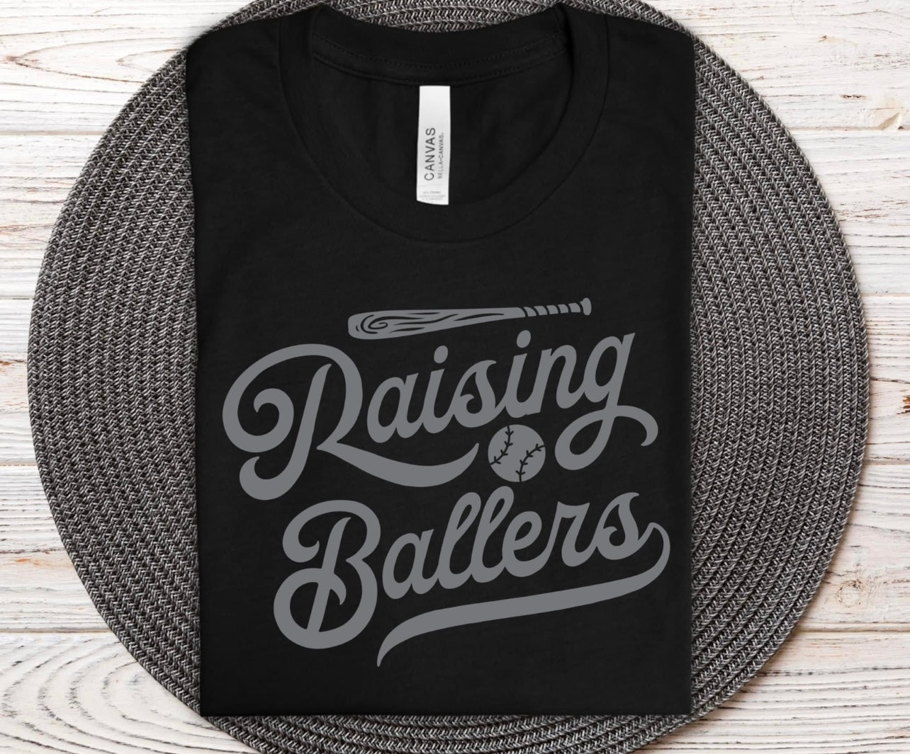 Raising Ballers-Baseball Tee