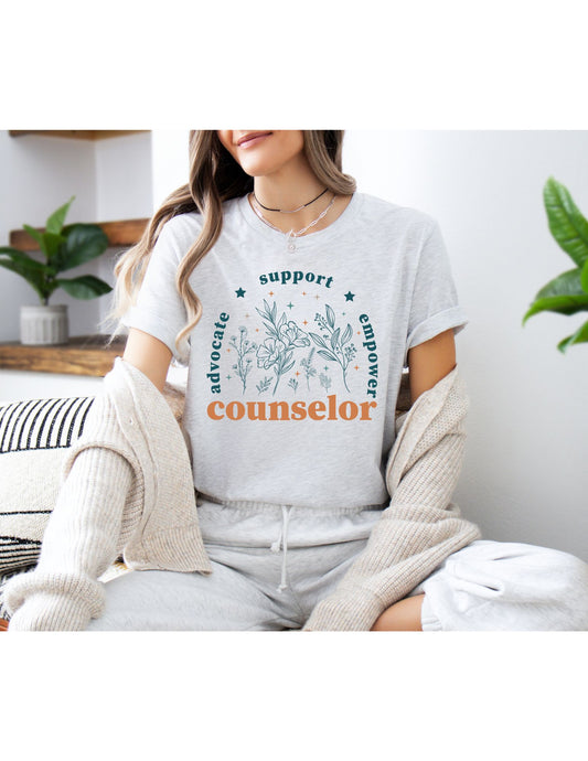 Spring Counselor Print Tee