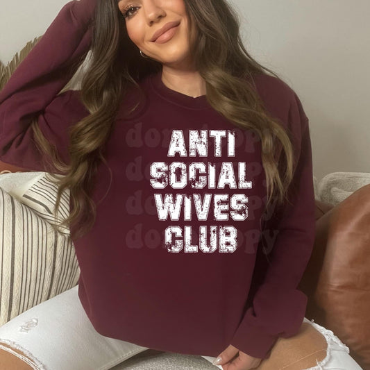 Anti Social Wives Club Print Crew