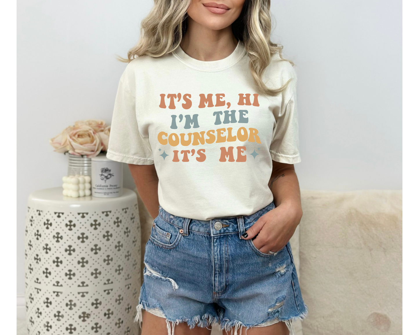 It's Me... Counselor Print Tee