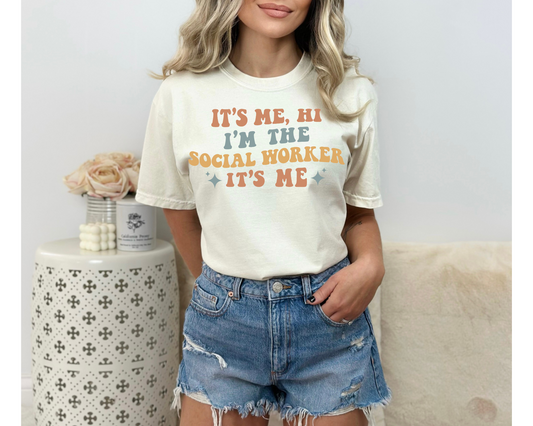 It's Me... Social Worker Print Tee