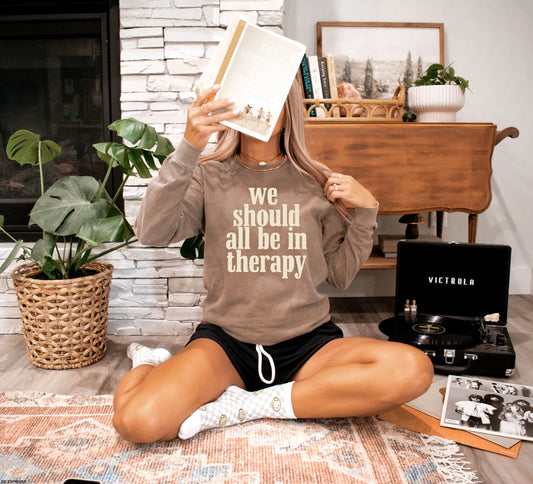 Be In Therapy Print Crew