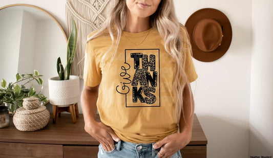 Give Thanks Print Tee