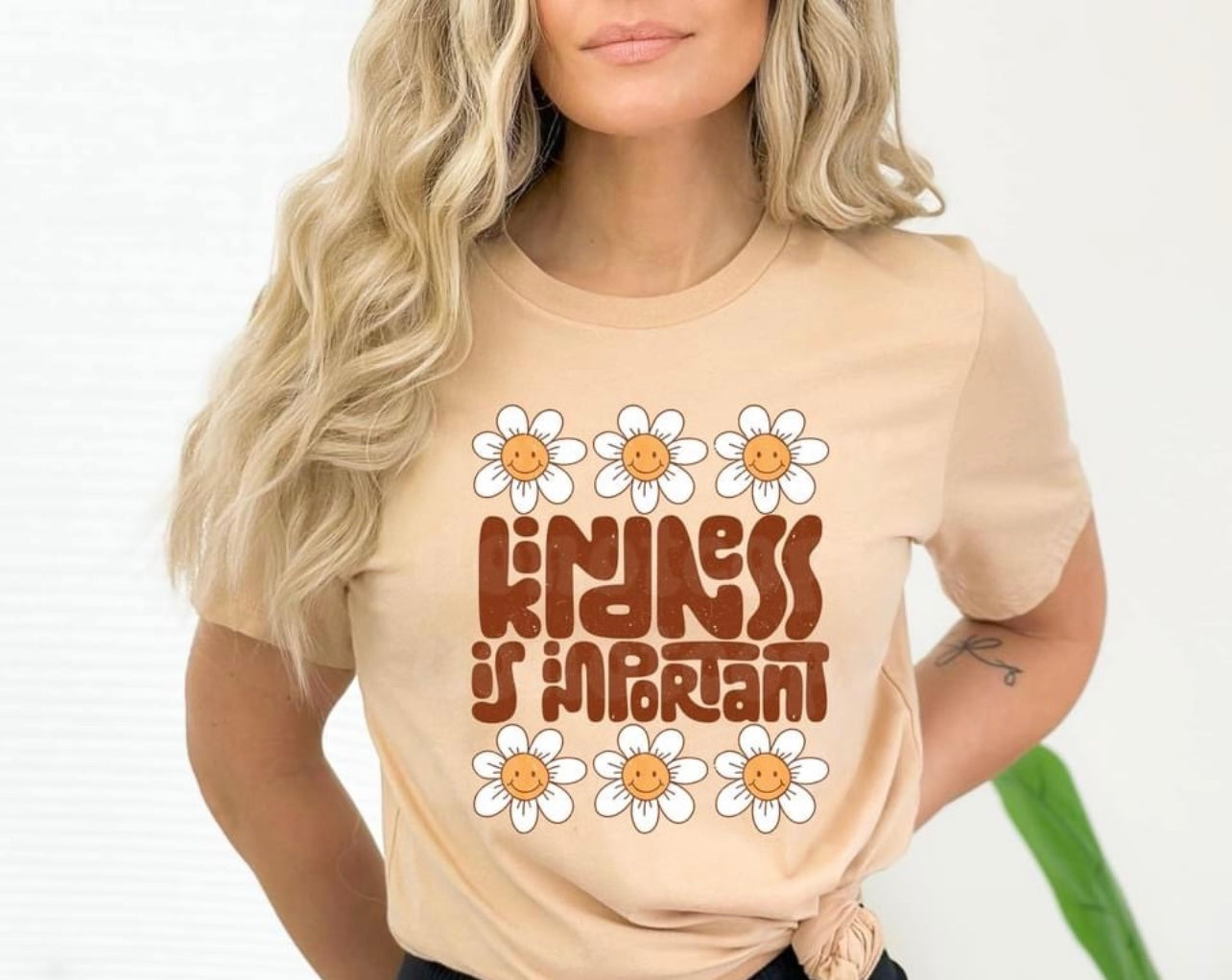 Kindness Is Important Print Tee