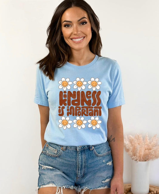 Kindness Is Important Print Tee