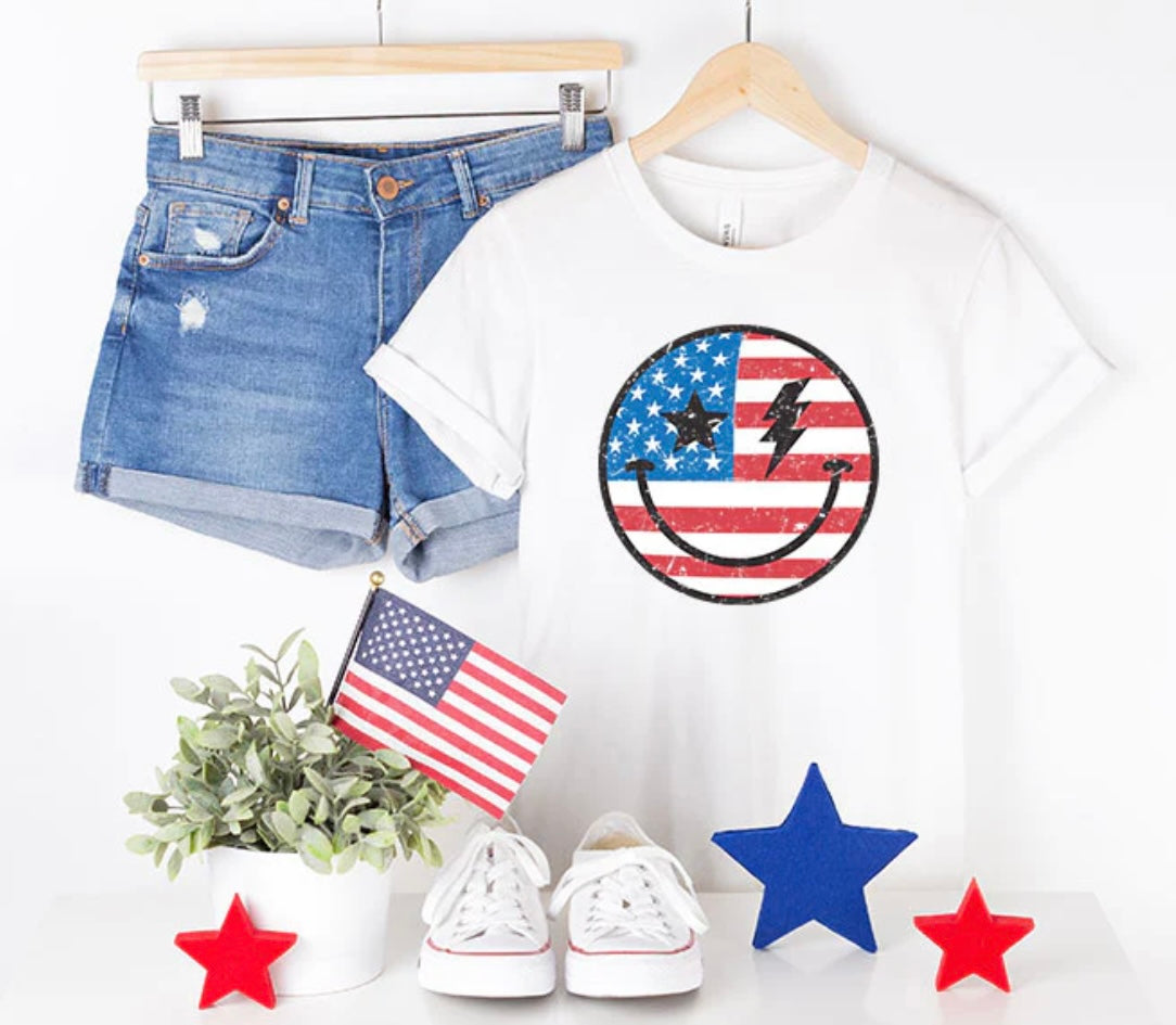 YOUTH American Smiley Print Tee