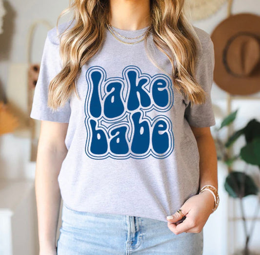 Lake Babe Print Tee