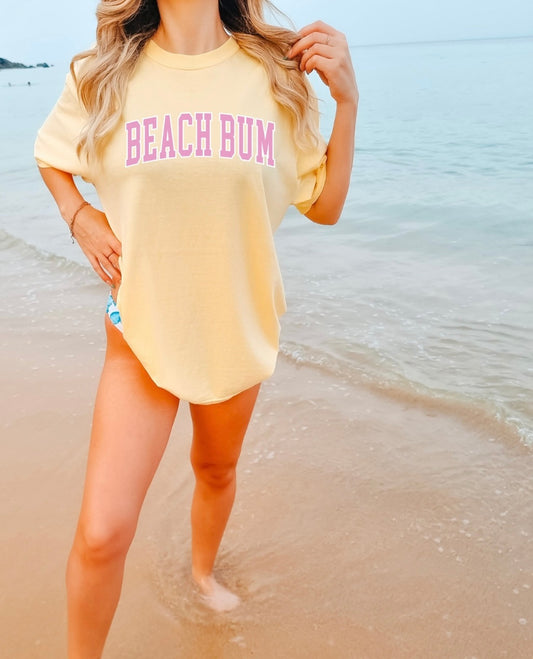 Beach Bum Print Tee