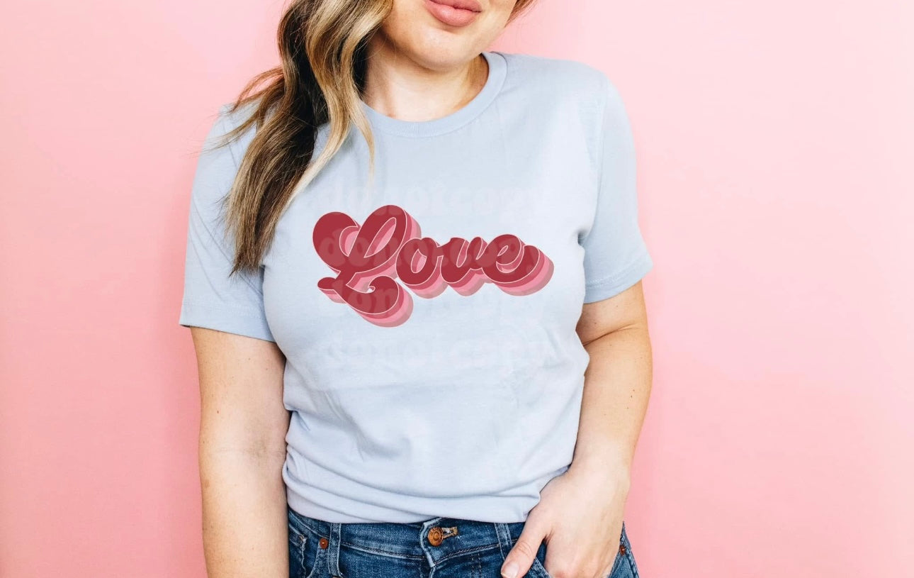 Love Print Tee