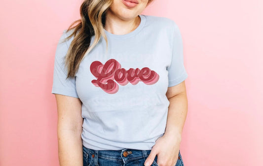 Love Print Tee