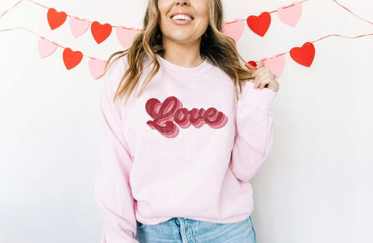 Love Print Crew