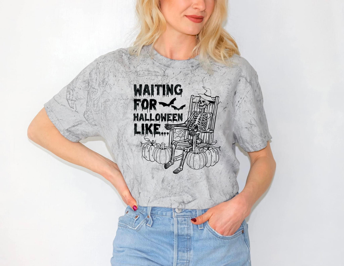 Waiting For Halloween Print Tee