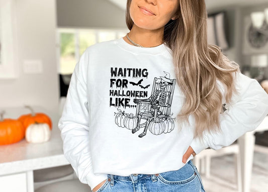 Waiting For Halloween Print Crew