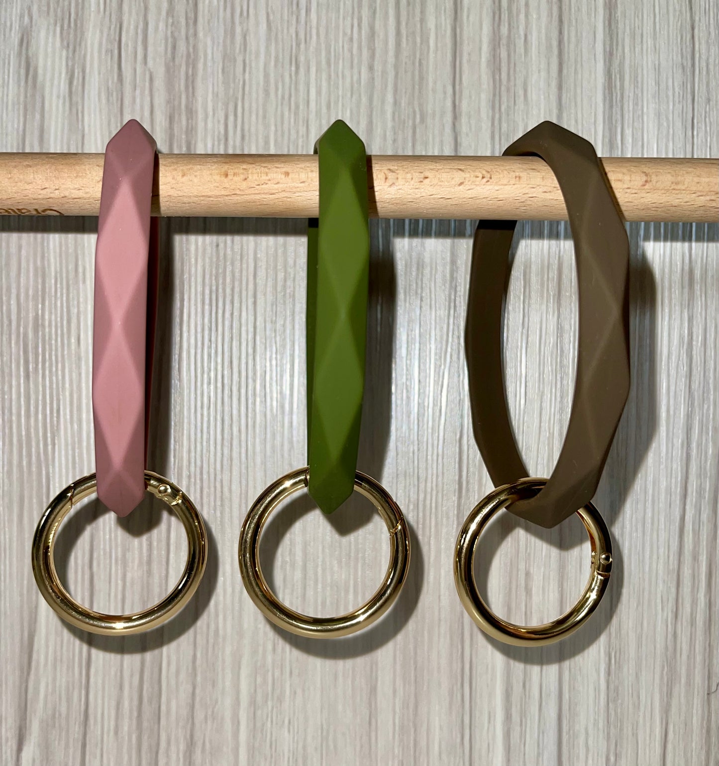 Pig Beaded Keychain with Leather Tassel