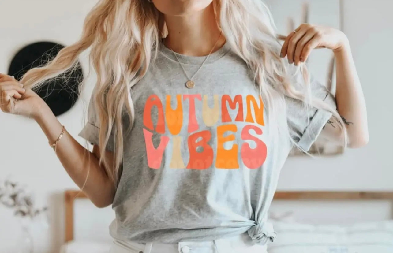 Autumn Vibes Print Tee