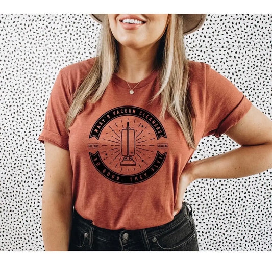 Mary's Vacuums Halloween Print Tee