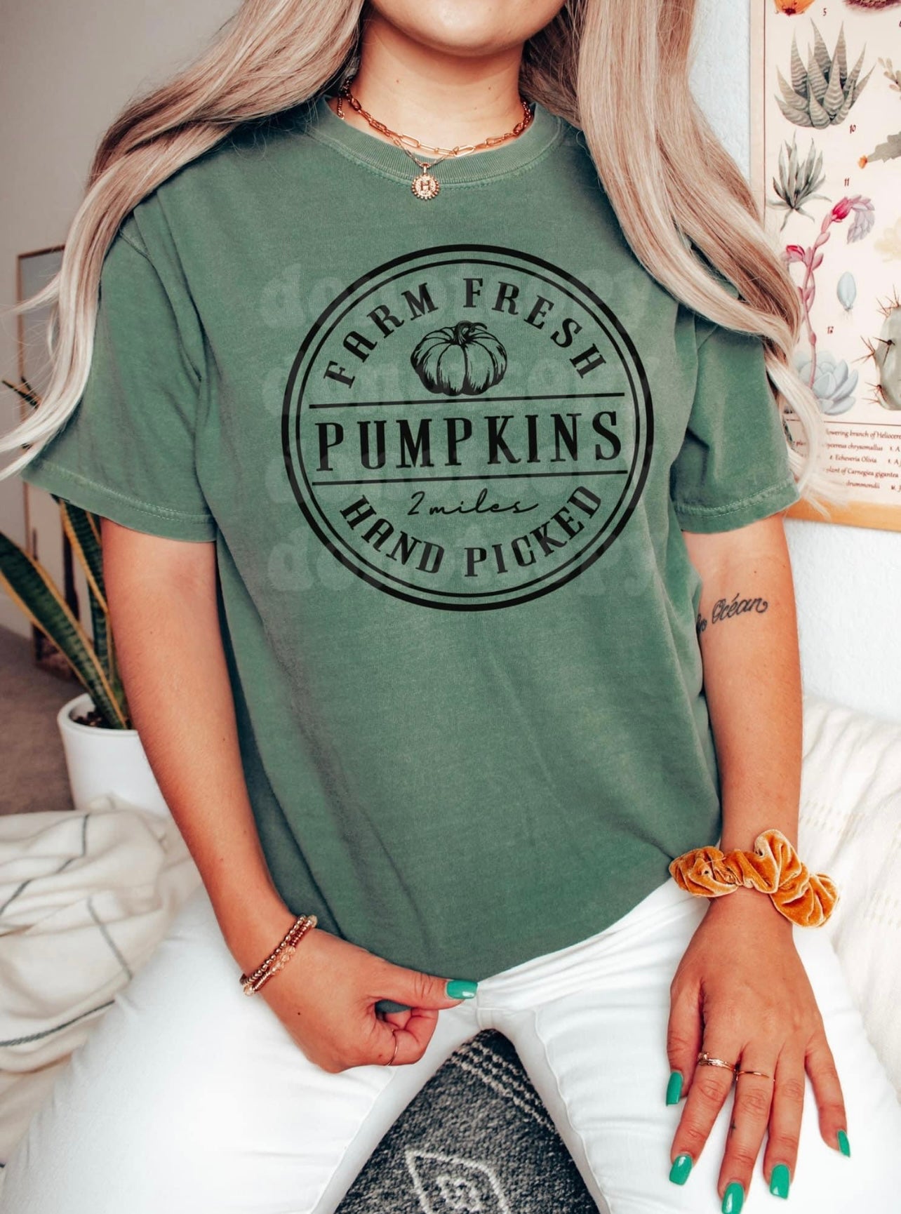 Farm Fresh Pumpkins Print Tee