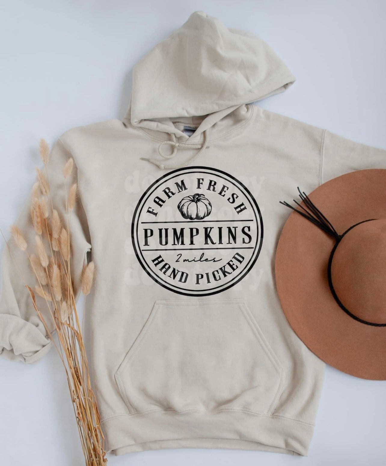 Farm Fresh Pumpkins Print Crew/Hoodie