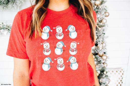 Snowmen Print Tee