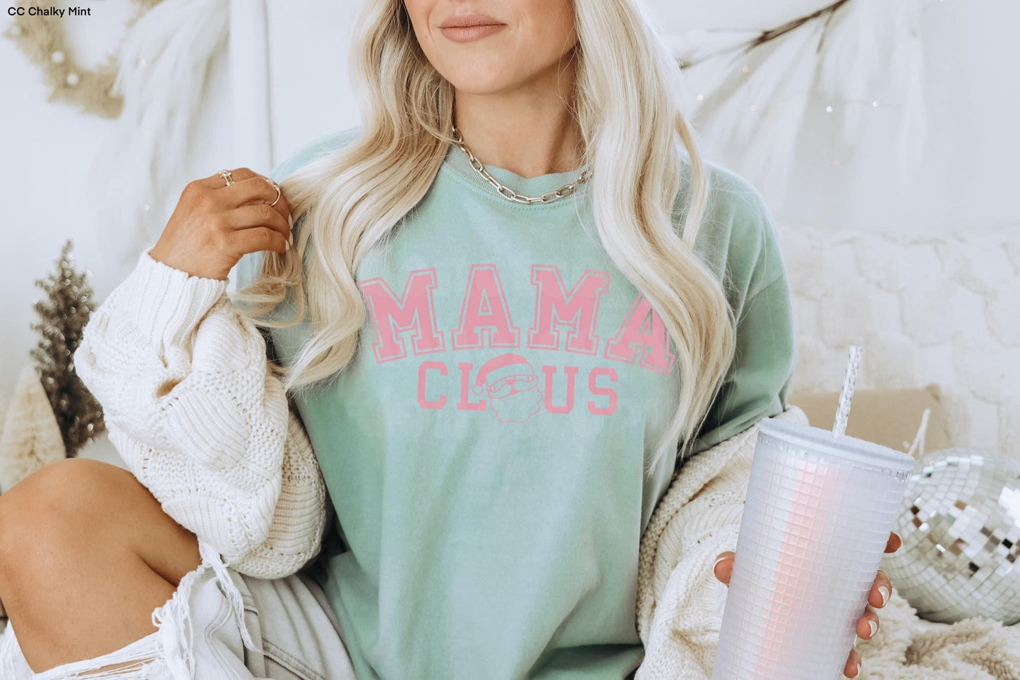 Mama Claus Print Tee