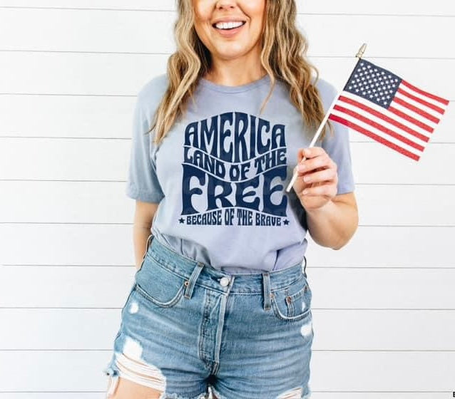 America Print Tee