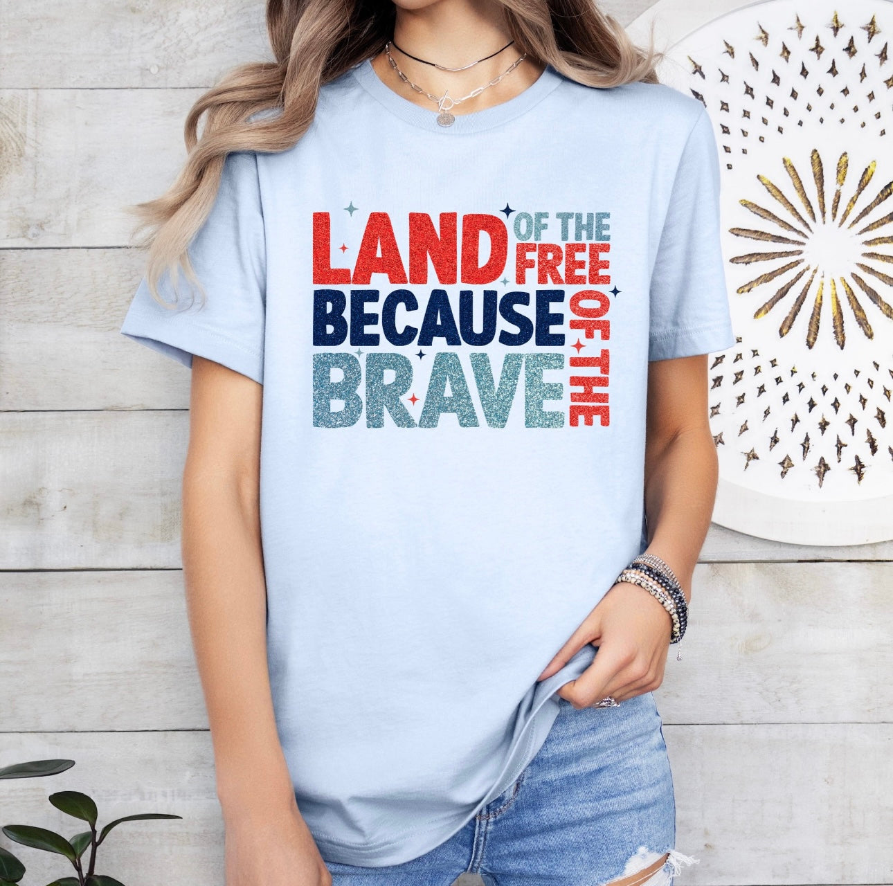 Land of the Free Print Tee