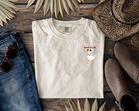 Silly Goose Mom Print Tee