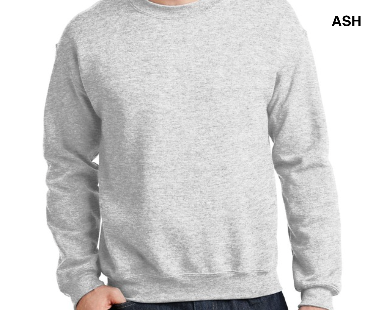 Valentine Skelly Hand Print Crew