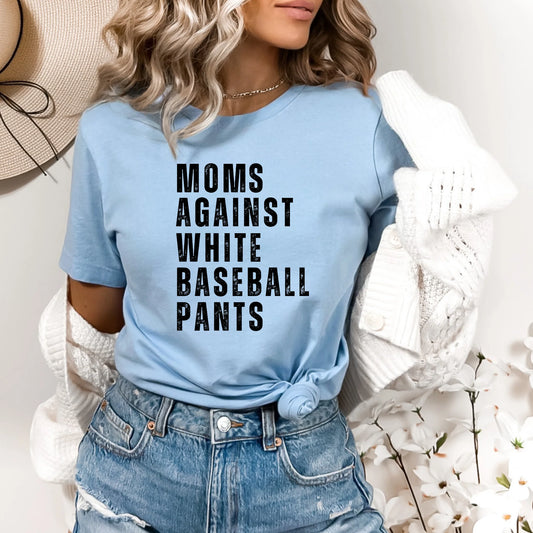 Baseball Pants Print Crew