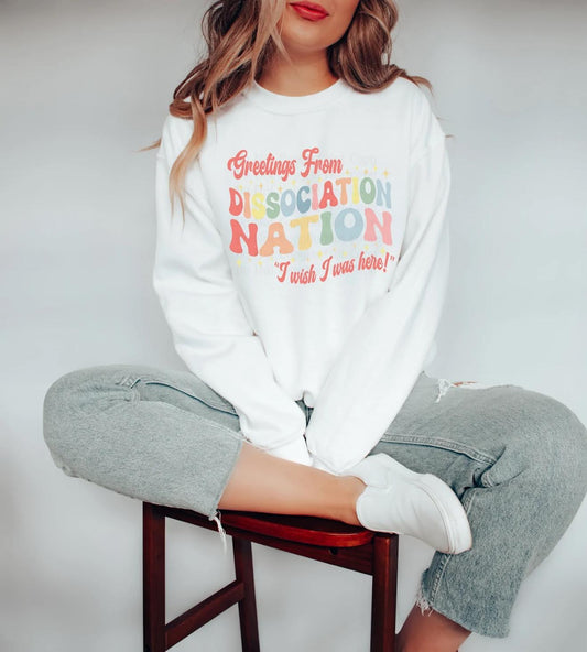 Dissociation Nation Print Tee