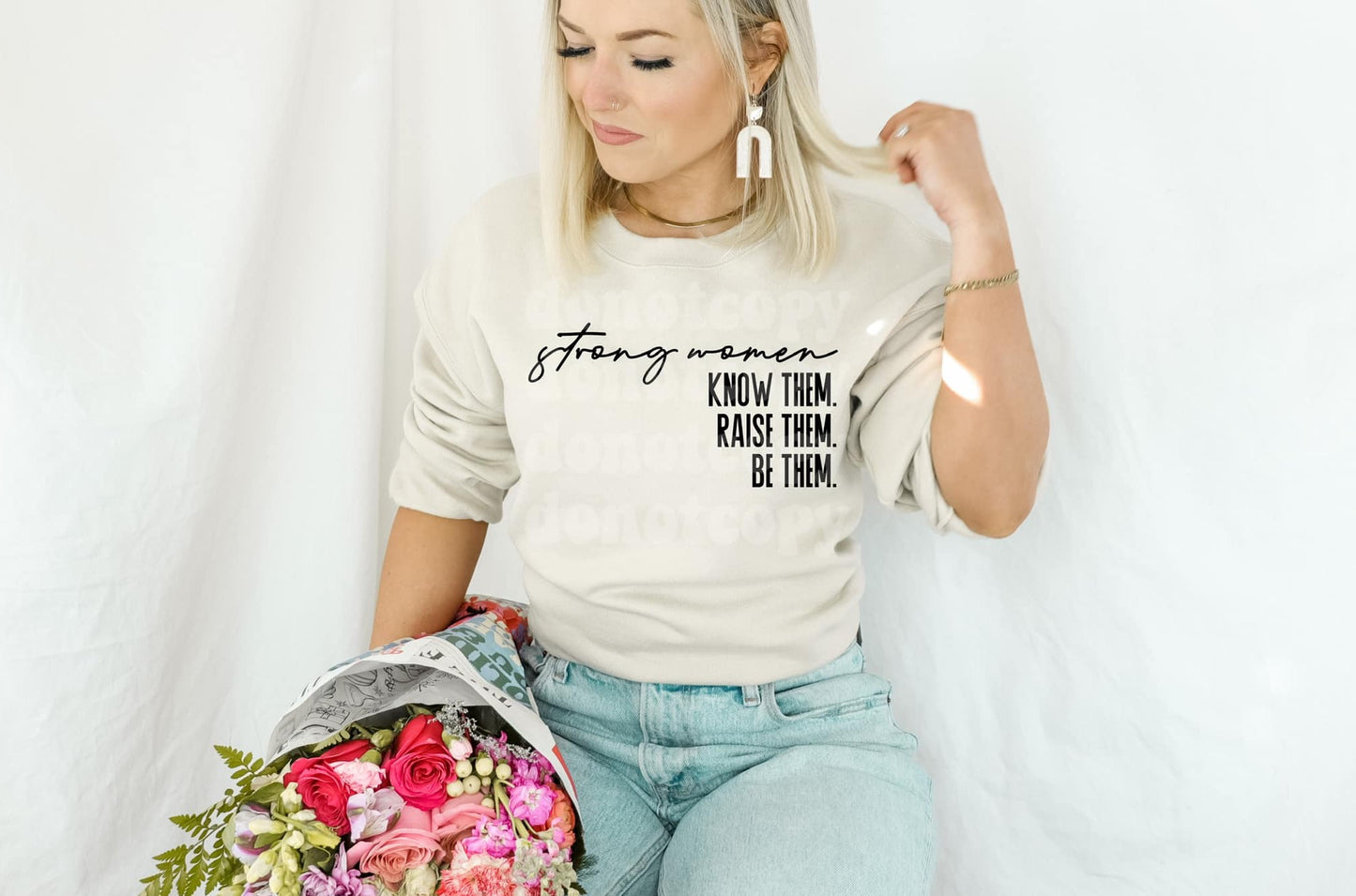 Strong Women Print Crew