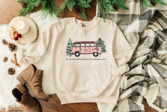 Mean Girls Christmas Lights Print Crew