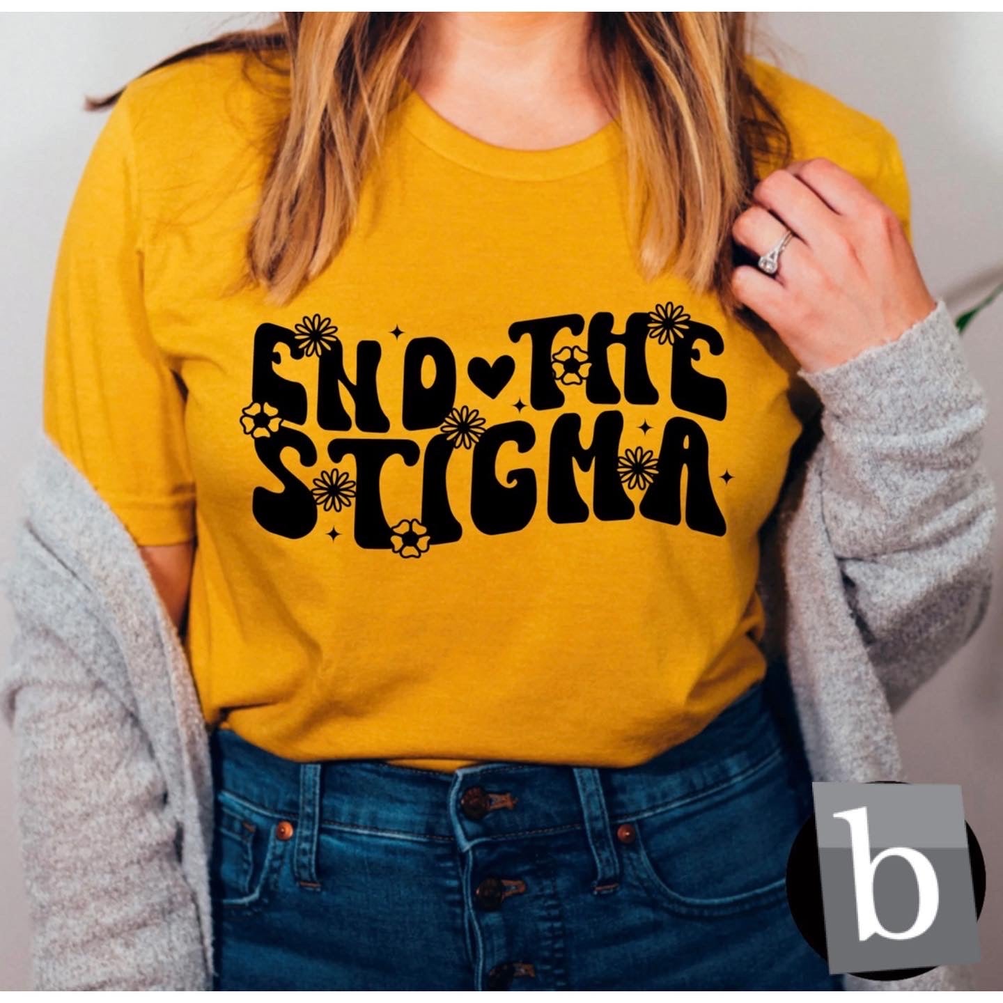 End The Stigma Print Tee