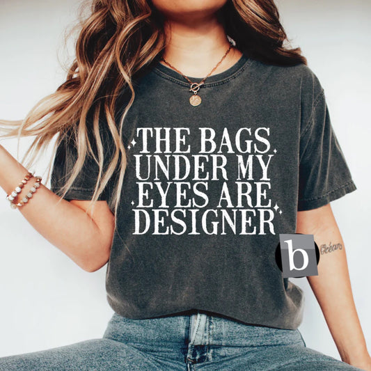 My Bags Are Designer Print Tee