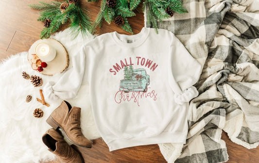 Small Town Christmas Print Crew