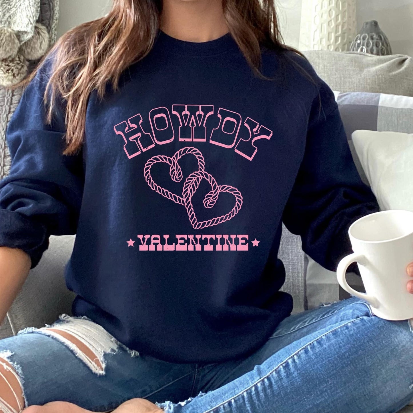 Howdy Valentine Print Crew