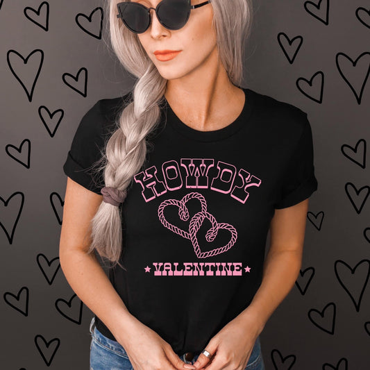 Howdy Valentine Print Tee