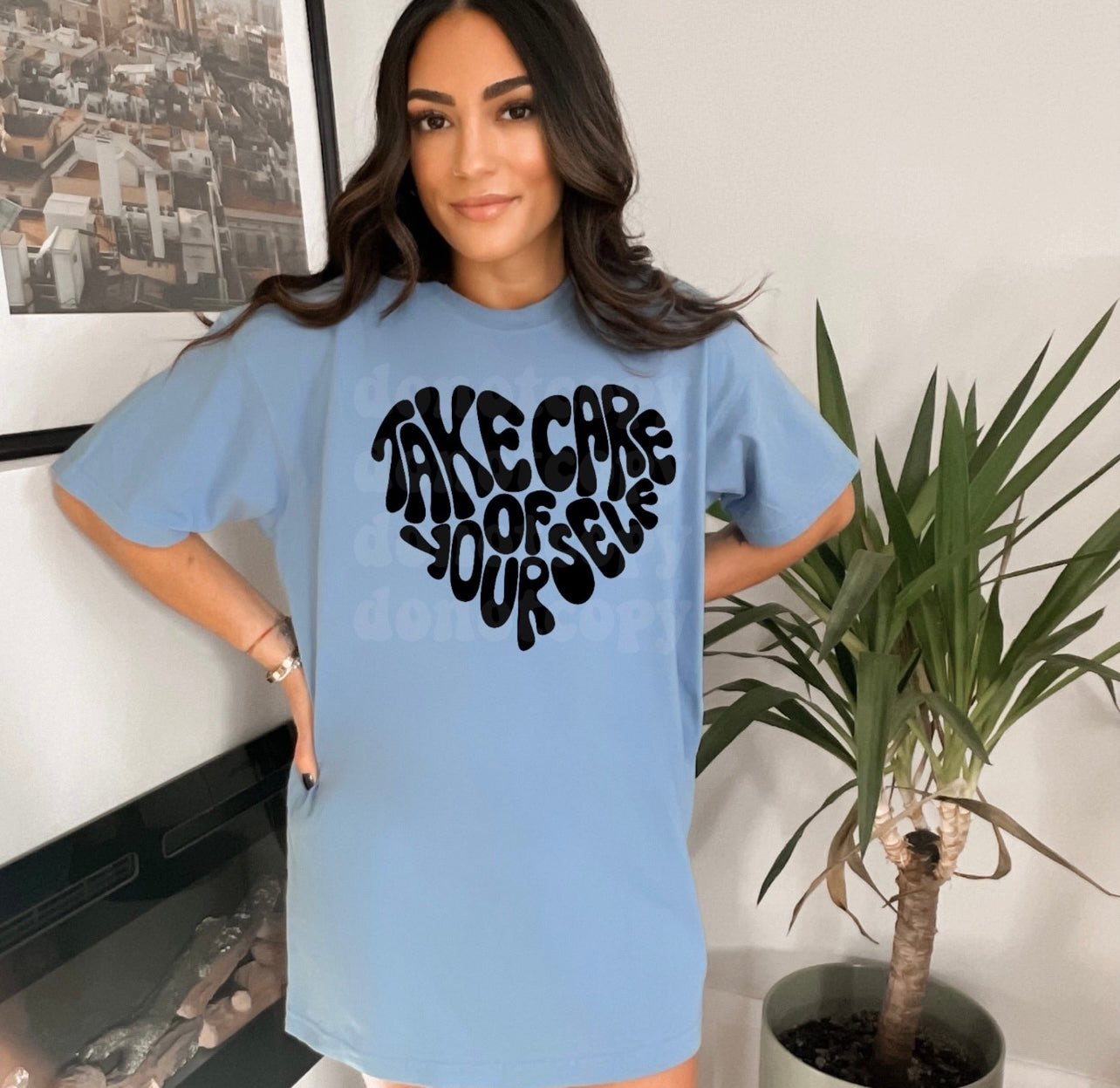 Take Care Of Yourself Print Tee