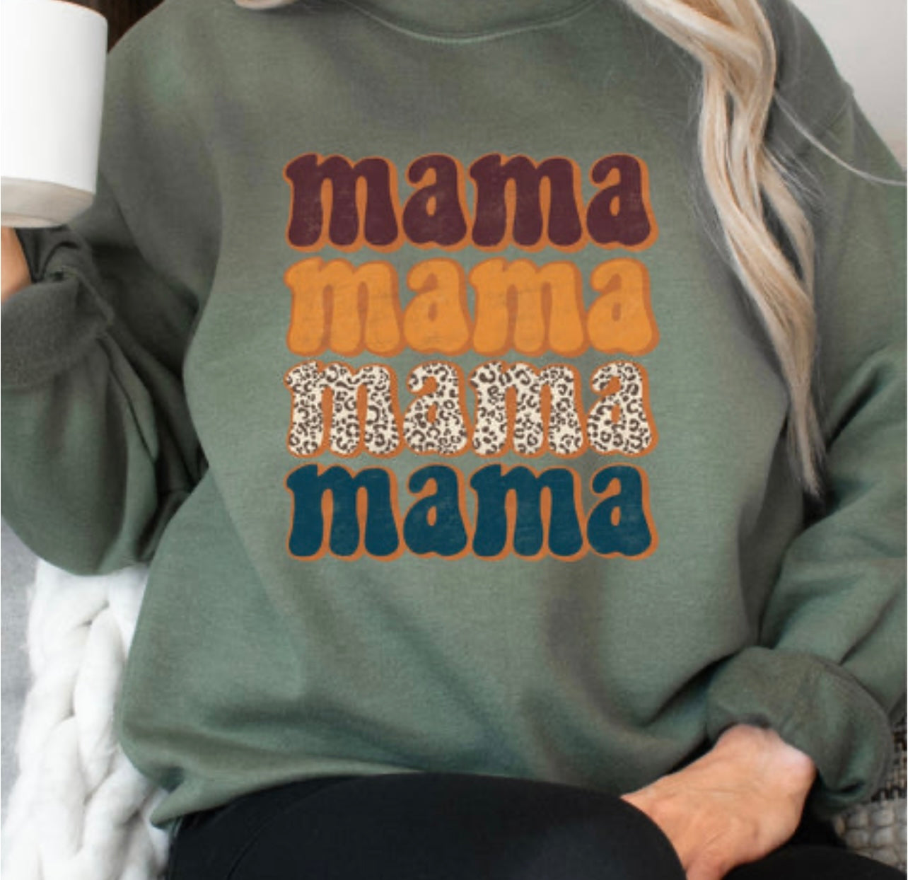 Stacked Mama Print Crew