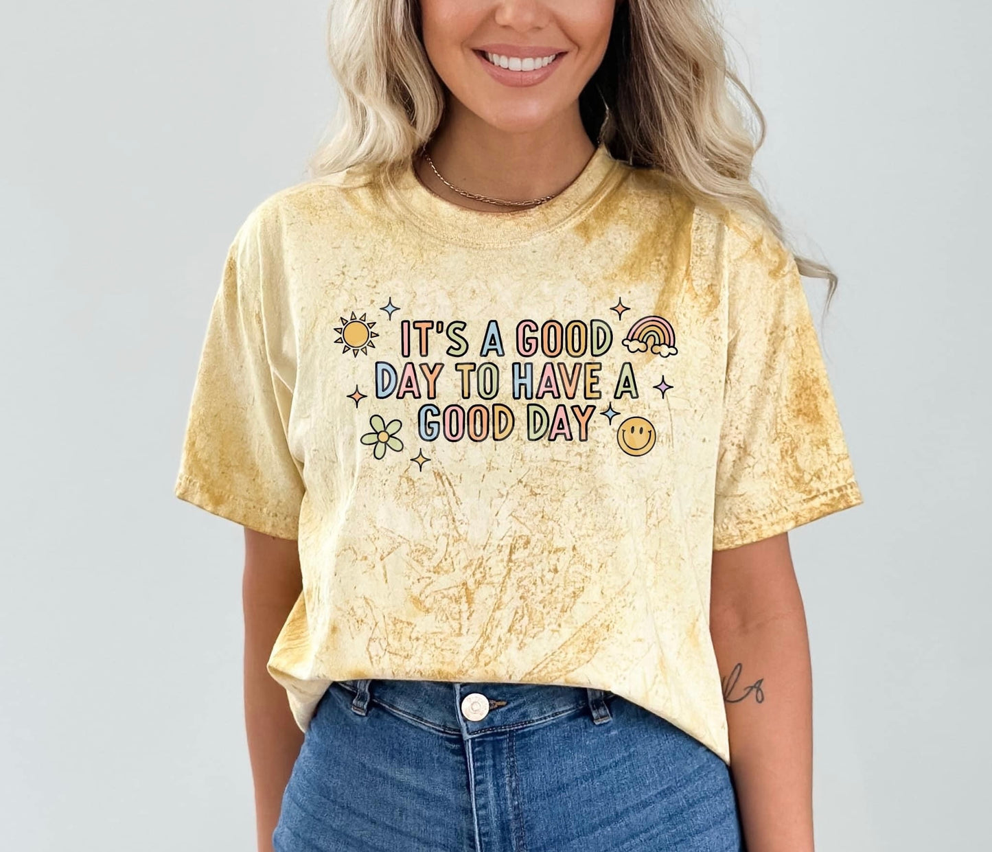 It's A Good Day Print Tee