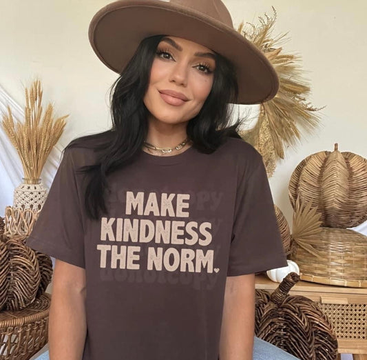 Make Kindness The Norm Print Tee