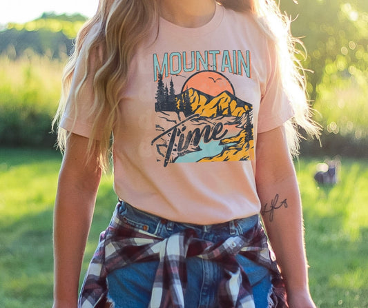 Mountain Time Print Tee