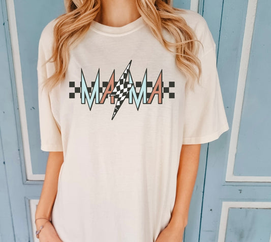 Mama Retro Print Tee