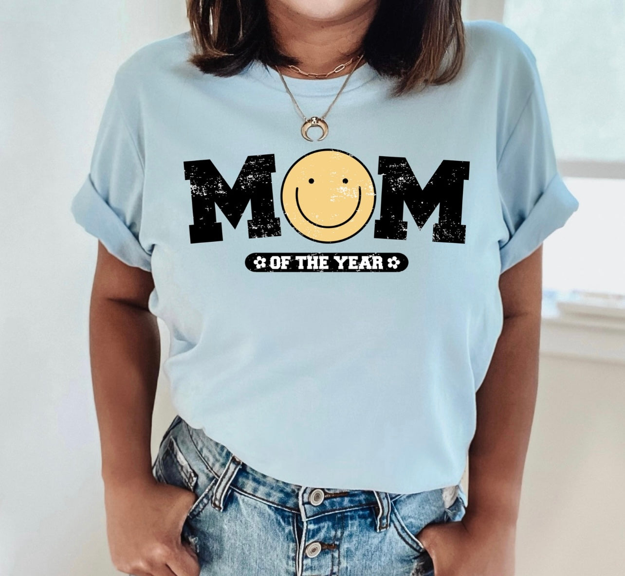 Mom Of The Year Print Tee