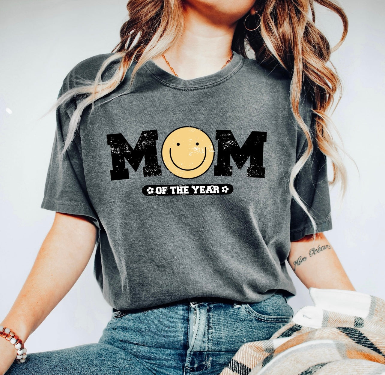 Mom Of The Year Print Tee