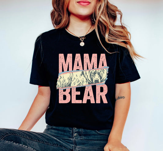 Mama Bear Print Crew