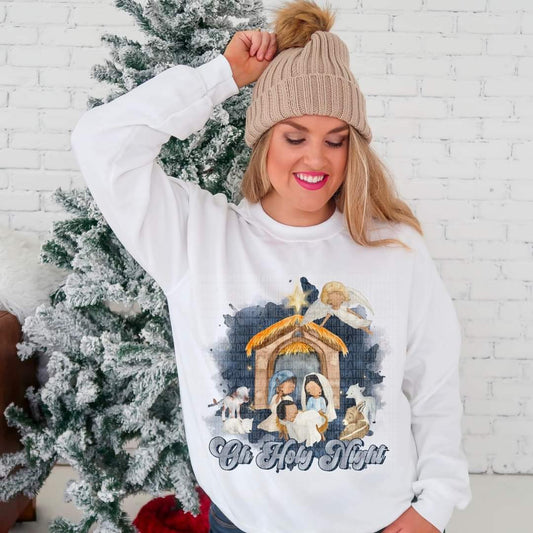 Oh Holy Night Print Tee