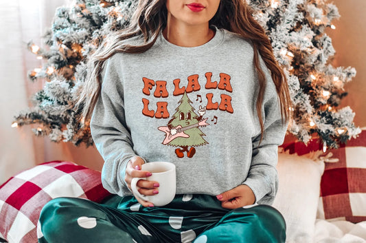 Fa La La La La Print Crew