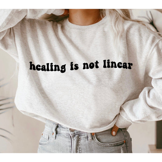 Healing Is Not Linear Print Crew